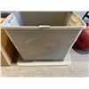 Image 2 : Storage Bin Containing Assorted Paints, Sprays, and Chemicals