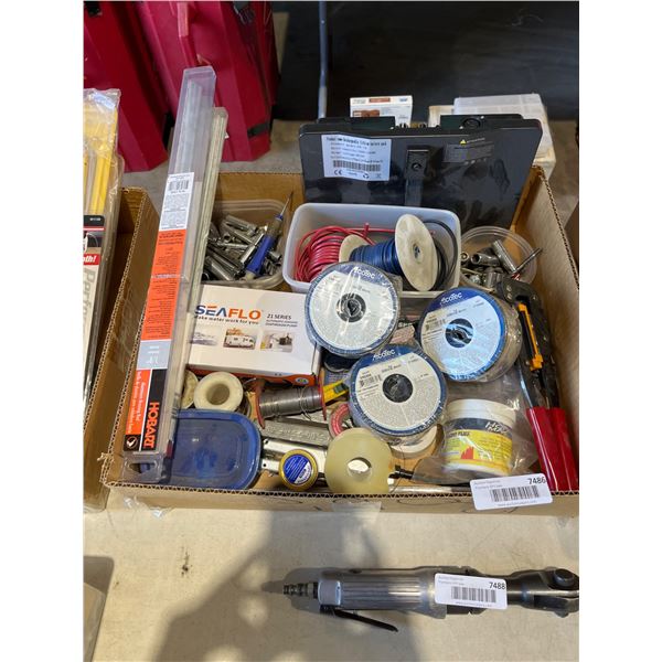Lot of AssortedÂ Tools, Wires, and AlcoTec ER5356 Aluminum Welding Wire