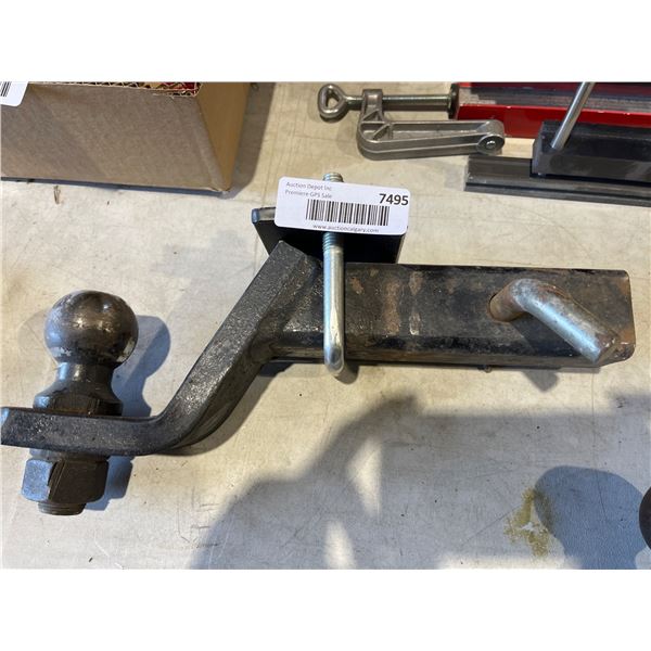 Tow Hitch Ball Mount With Adjustable Clamp And Hardware