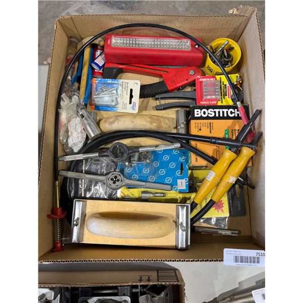 Lot of AssortedÂ Tools and Accessories Lot Including Bostitch and Others