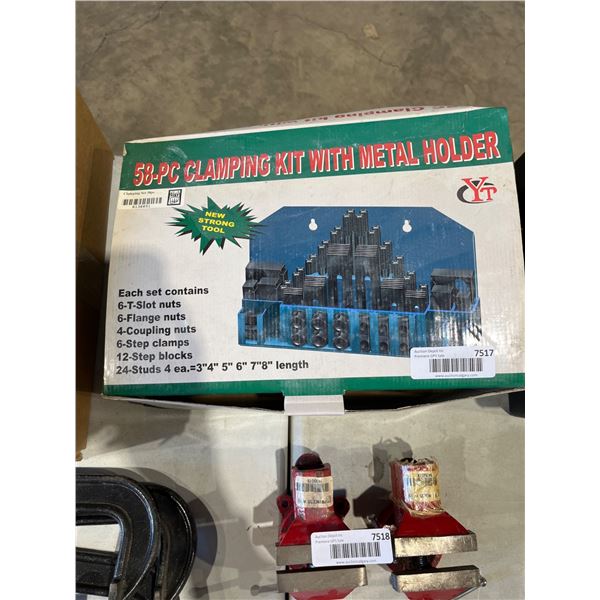 58-Piece Clamping Kit With Metal Holder by GT