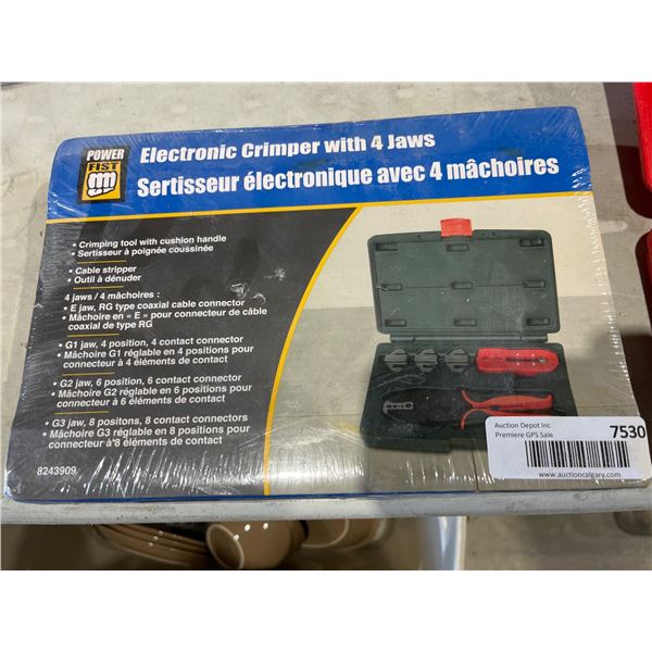 Powerfist Electronic Crimper With 4 Jaws, Model 9243909