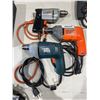 Image 1 : Lot of 3 Power Drills Including Black & DeckerÂ