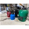 Image 2 : Four Metal Oil Cans in Various Colors and Sizes