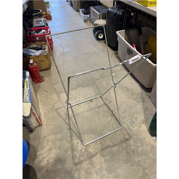 Metal Wire Garbage Bag Holder With Foldable Design