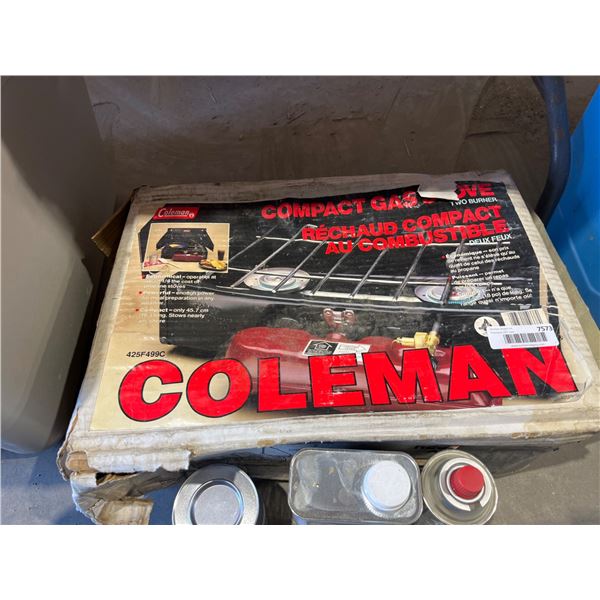 Coleman 425F499C Compact Gas Stove with Fuel Accessories