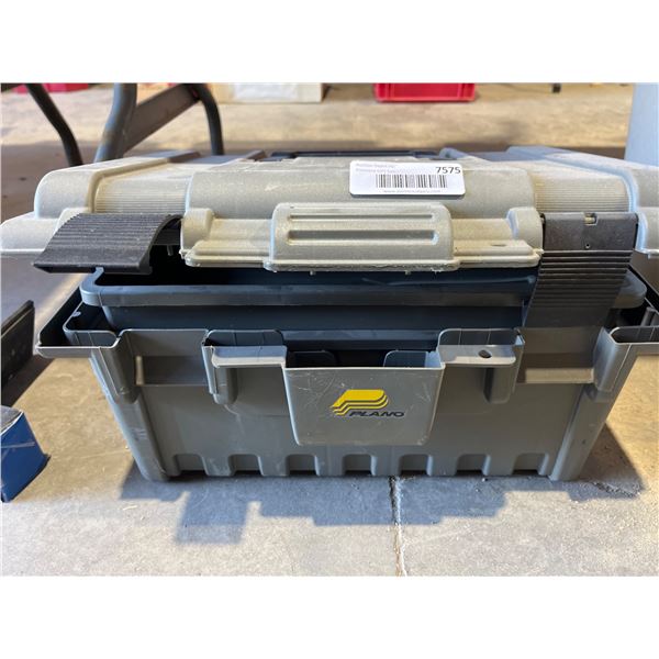 Plano Storage Utility Case with Locking Mechanism and Removable Tray