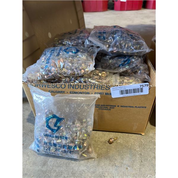 Lot of 25 Chiku Screw Hex Head Screws, 200 pcs per Bag