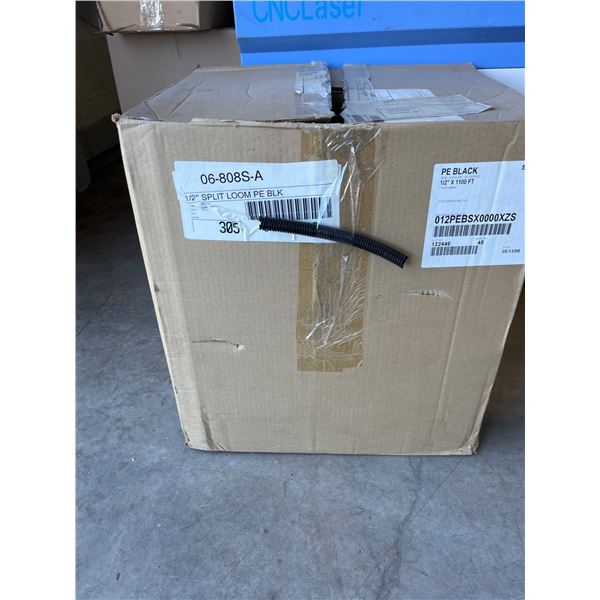 1/2-Inch Split Loom PE BLK
