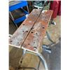 Image 2 : Adjustable Workbench with Metal Frame and Wooden Top