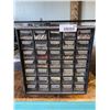 Image 1 : Metal Storage Organizer With 35 Drawers Containing Mixed Hardware