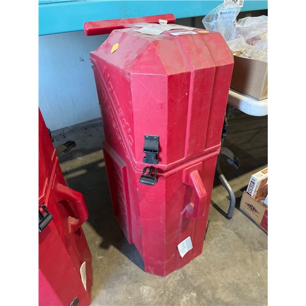 Nomadic Instand Red Hard Transport Case with Display Light Set Components