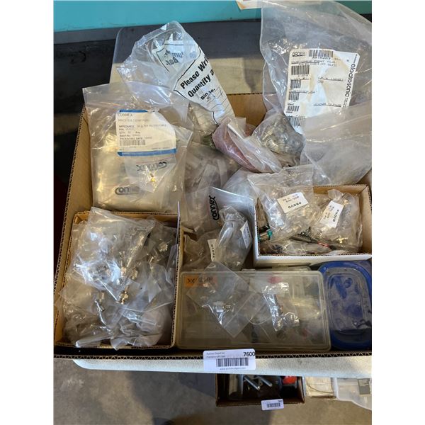 Lot of Assorted Coaxial Connectors and RF Components, Connex and Provo