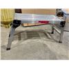 Image 3 : Aluminum Folding Work Platform Step Ladder with Anti-Slip Surface