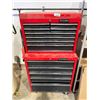 Image 1 : Husky 2-Part Red Tool Chest With Multiple Drawers on Casters
