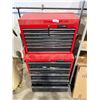 Image 2 : Husky 2-Part Red Tool Chest With Multiple Drawers on Casters