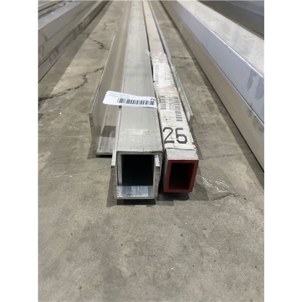 Rectangular and Hollow Aluminum Profiles, Various Dimensions