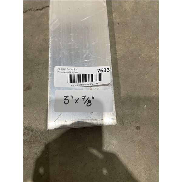 Aluminum Rectangular Tube 3in x 7/8in x 120in