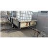 Image 2 : Single Axle Utility Trailer ( home made) with IBC Totes
