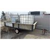 Image 3 : Single Axle Utility Trailer ( home made) with IBC Totes