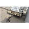 Image 4 : Single Axle Utility Trailer ( home made) with IBC Totes