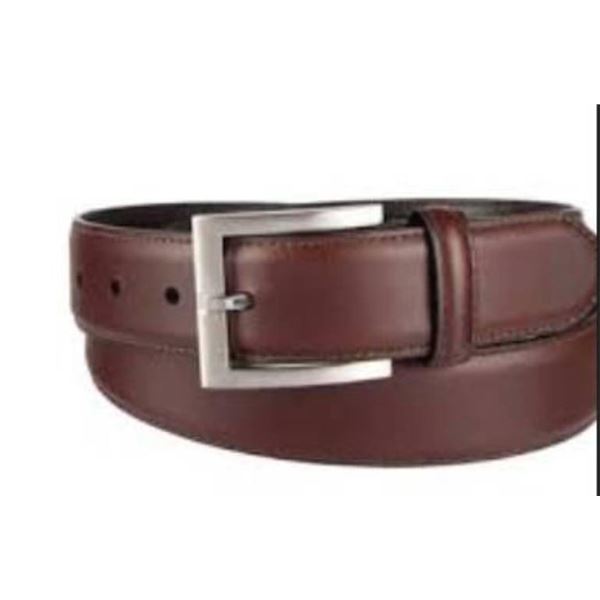 Kenneth Cole New York Men's Leather Belt, Size L/G 36-38