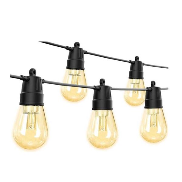 YSJ S14 2700K String Lights with 4 Adjustable Modes and Remote Control
