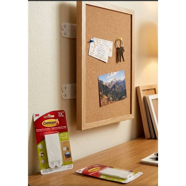 Lot of 6 -3M Command Large Picture Hanging Strips 3packÂ  12 lb Capacity