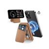 Image 1 : TIESZEN Magnetic Wallet for MagSafe Wallet, Brown