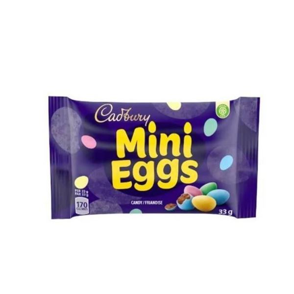 Cadbury Mini Eggs Set, 48 Individual Packs, 33g Each