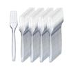 Image 1 : Prestee 300 Clear Plastic Forks, SKU 114200, UPC X002B10B9D