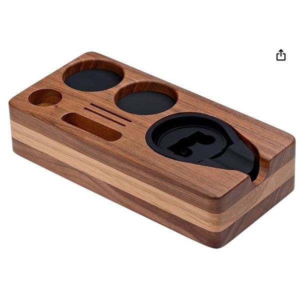 Normcore Espresso Tamping Station, Barista Tools, Diameter 26cm WalnutÂ