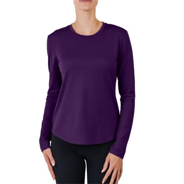 Segments Merino Wool Women's Long-Sleeve Shirt M/M Violet