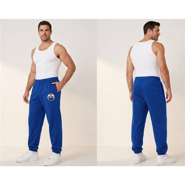 Edmonton Oilers Mens Jogger Pants, L/G