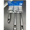 Image 3 : Valu+ Paint Brush Set, 3 Pieces, 1 Inch to 2 Inch Sizes