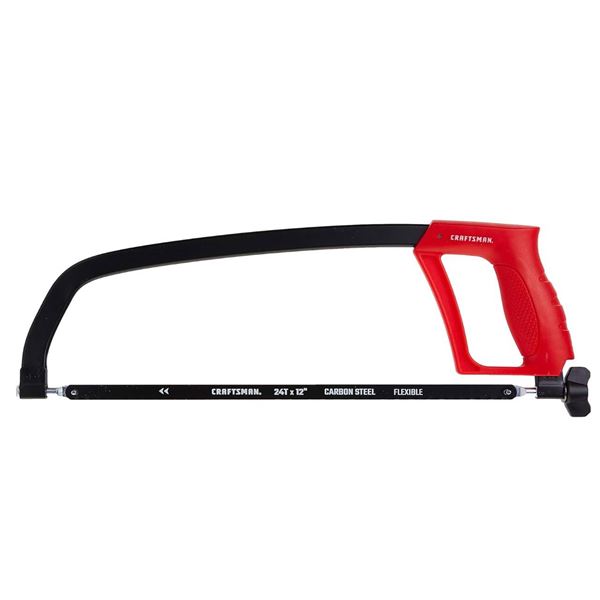 Craftsman 12-Inch Hacksaw with Steel Frame and Comfortable Grip