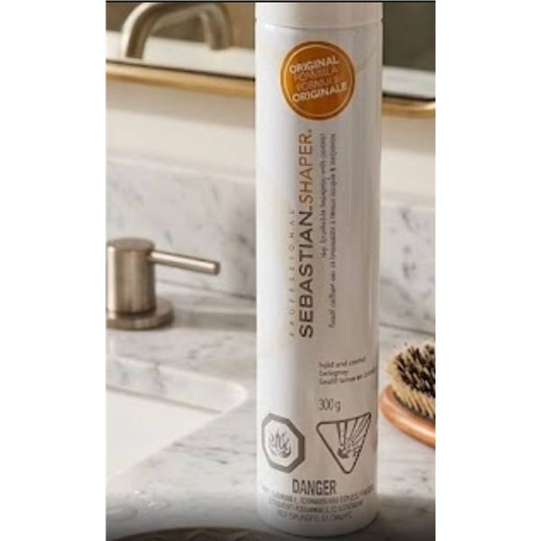 Lot of 2 - Sebastian Professional Shaper Hairspray, 300 mL, Hold and Control