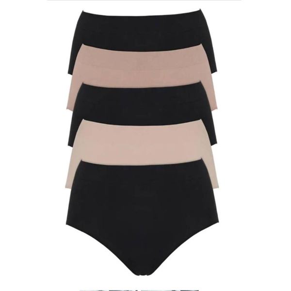 Jones New York Signature Seamless Brief 5-Pack, S/P Size