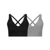 Image 1 : PUMA 2-Pack Sports Bra - Large, Seamless, Convertible Design