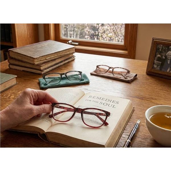 Foster Grant Design Optics Fashion Reading Glasses +2.00 Set of 3