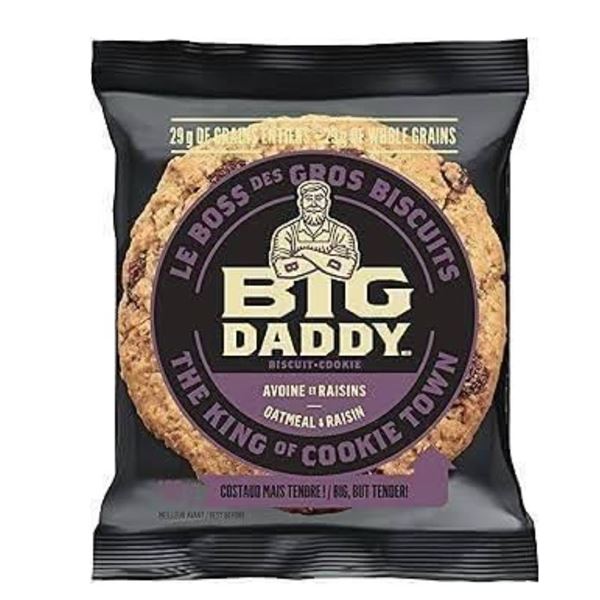 Big Daddy Oatmeal & Raisin Cookie Pack, 8 x 100g