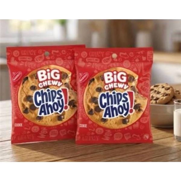 Chips Ahoy! Big Chewy Cookies, 7 x 71g, 497g Total