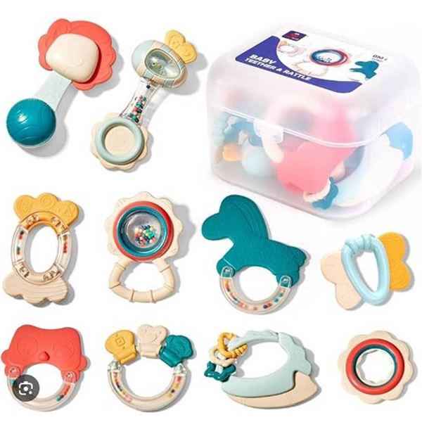 Baby Teether & Rattle Set, Model CF-BR01