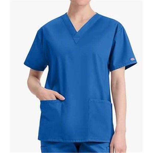 Dickies EDS DK615 V-Neck Top M Blue