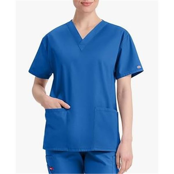 Dickies EDS DK615 V-Neck Top M Blue