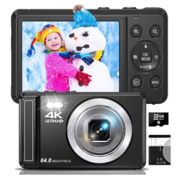 Guevues 4K Digital Camera, Model V19 -  SD CARD NOT INCLUDED