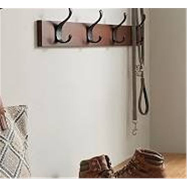 AmazonBasics Wall Mounted Coat Rack 3 Hook