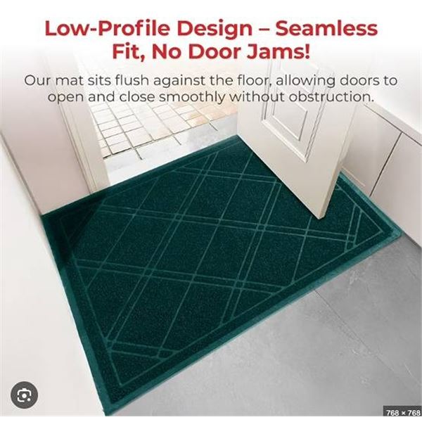 SlipToGrip Door Mat 42x35 Inches