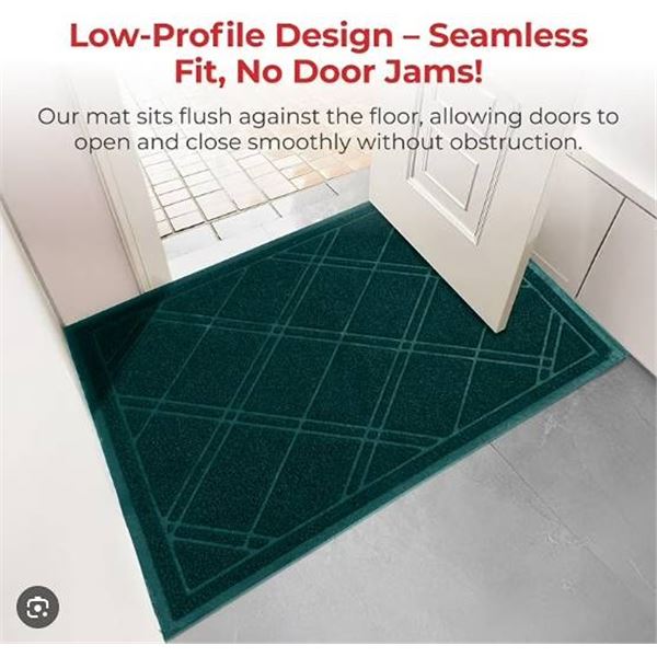 SlipToGrip Door Mat 42x35 Inches