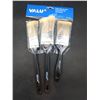 Image 2 : VALU+ Paint Brush Set, 3 Pieces